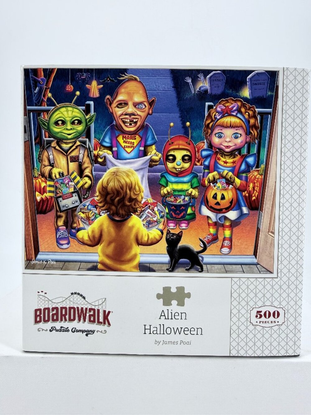 Boardwalk Alien Halloween 👽🎃 500 Piece Jigsaw Puzzle